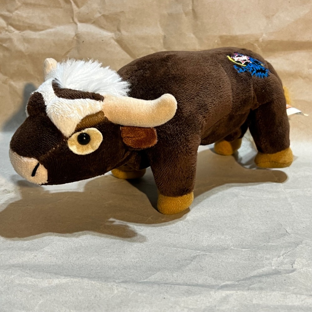 PBR Small Plush Bull Brown Bushwacker Official Licensed Rodeo Souvenir